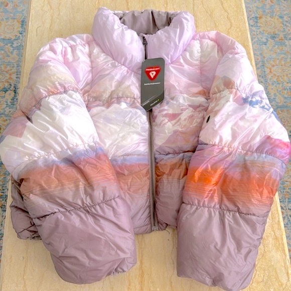 New Free People Movement In a Bubble Shine Puffer Jacket Primaloft. L - Picture 2 of 15